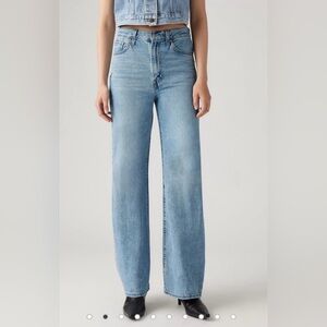 Levi's Ribcage wide leg jeans